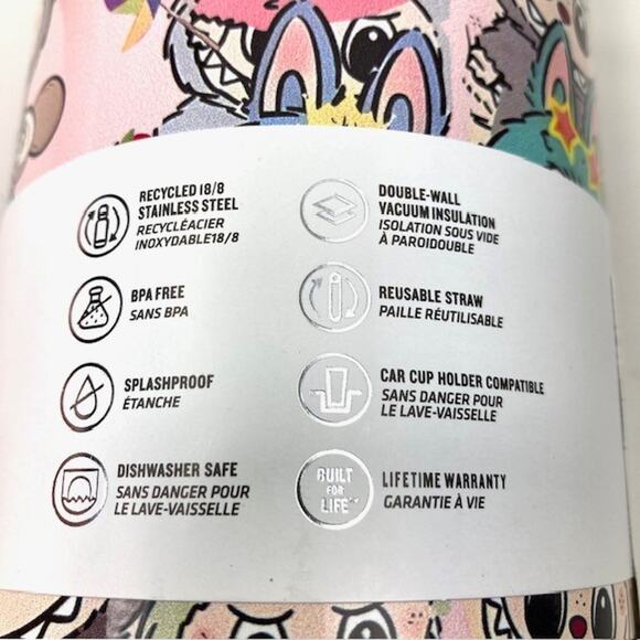 Pink Stanley Quencher Travel Tumbler New Flowstate 40oz Monster Mug - Picture 7 of 9